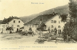 Ventron. - Place de l'Eglise - Hotel Martin et Café de l'Espérance